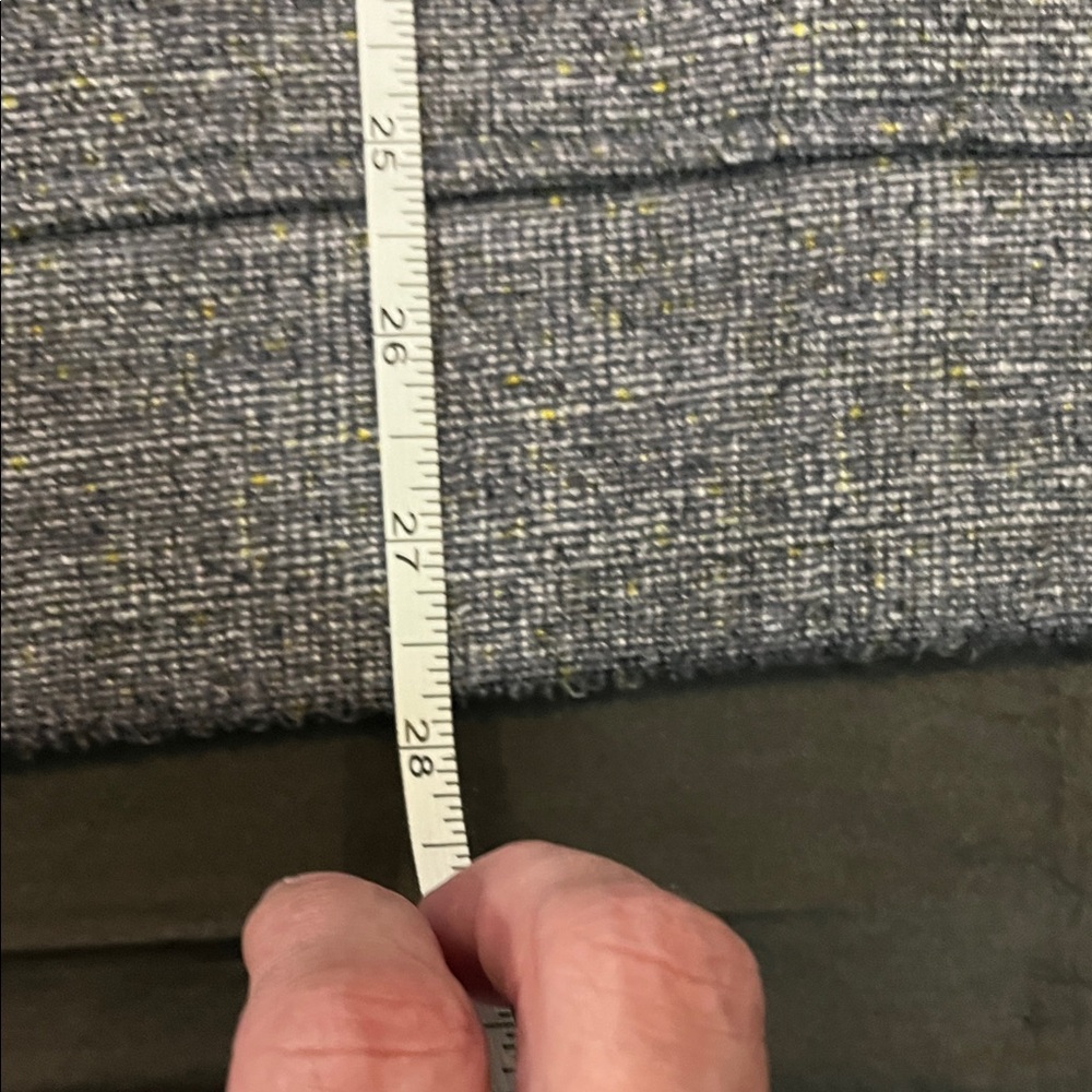 3 for $30 Ashworth Men's Heather Gray Zip-Up Sweater/ Hockey inspired - Picture 6 of 7